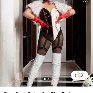 Halloween! Tipsy Elves. 101 Dalmatian Diva Bodysuit. NWT Medium. 👻